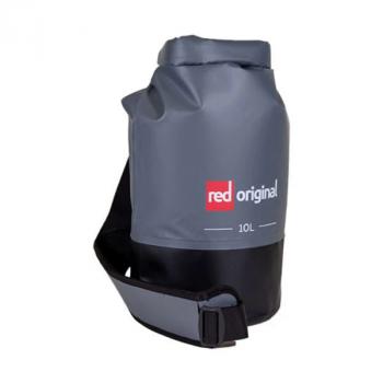 Red Original Dry bag rollable and waterproof 10L Grey