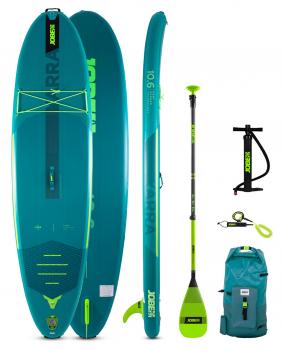 Jobe Yarra 10.6 Inflatable SUP Paddle Board Pcket Turquoise One Size