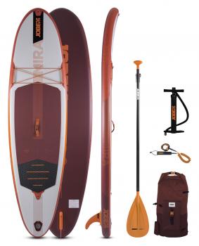 Jobe Mira 10.0 Aufblasbares SUP Paddle Board Pcket Rot One Size