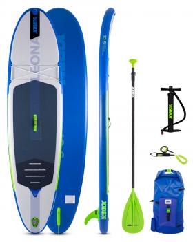 Jobe Leona 10.6 Inflatable SUP Paddle Board Pcket Blue/Grey One Size