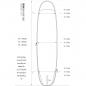 Preview: ROAM Boardbag Surfboard Daylight Longboard 9.2