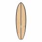 Preview: Surfboard TORQ ACT Prepreg BigBoy23 6.10 bamboo