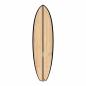 Preview: Surfboard TORQ ACT Prepreg BigBoy23 7.6 bamboo
