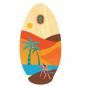 Preview: Skimboard SkimOne 41  105cm Lanikai Red Orange