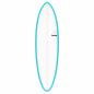 Preview: Surfboard TORQ Epoxy TET 6.8 Funboard Blau Pinline