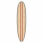 Preview: Surfboard TORQ Epoxy TET 8.2 V+ Funboard Wood