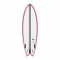 Preview: Surfboard TORQ TEC BigBoy Fish 6.10 Rail Berry