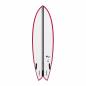 Preview: Surfboard TORQ TEC BigBoy Fish 6.6 Rail Berry
