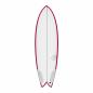 Preview: Surfboard TORQ TEC BigBoy Fish 6.6 Rail Berry