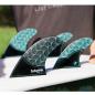 Preview: FUTURES Quad 4 Fin Set Rasta Honeycomb