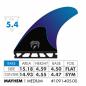 Preview: FUTURES Thruster Fin Set Mayhem 3.0 M Honeycomb