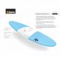 Preview: Surfboard TORQ Softboard 9.0 Longboard Blue