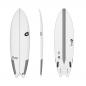 Preview: Planche de surf TORQ Epoxy TEC Quad Twin Fish 5.8