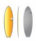 Preview: Surfboard TORQ Epoxy TET 5.11 MOD Fish Full Fade