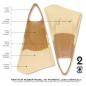 Preview: Aletas Bodyboard OPTION MK2 S 38-39 Nature