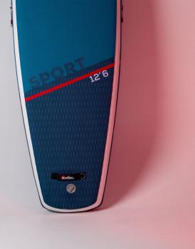 Red Paddle Co SPORT MSL Board Set 12'6" x 30" x 6" avec pagaie Hybrid Tough 3-pièces