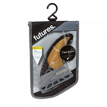 Juego de aletas FUTURES Thruster Rob Machado Blackstix