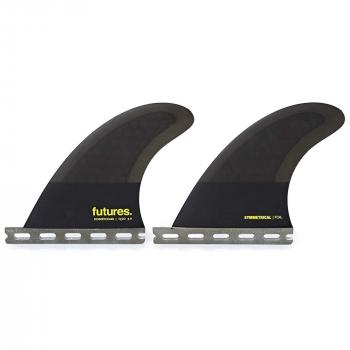 FUTURES Quad 2 Fin Set 4.00 Sym Honeycomb