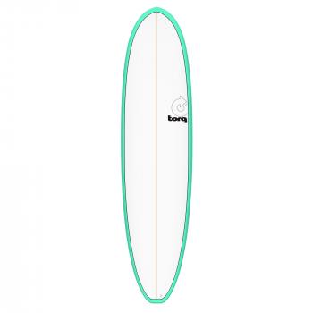 Surfboard TORQ Epoxy TET 7.8 V+ Funboard Seagreen