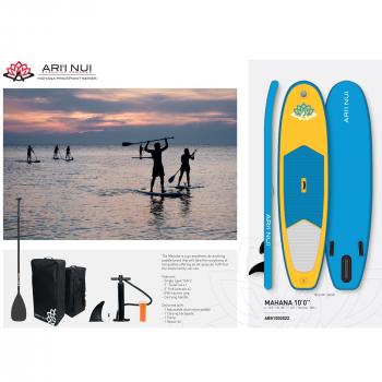 ARIINUI SUP inflatable 10.0 MAHANA yellow blue