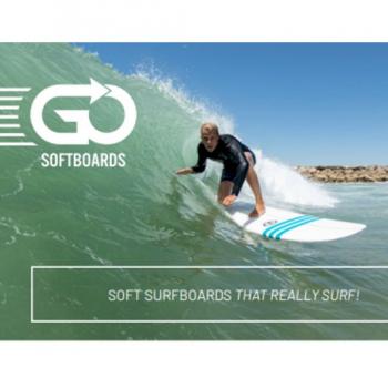 GO Softboard 6.8 Soft Top Surfboard Blu