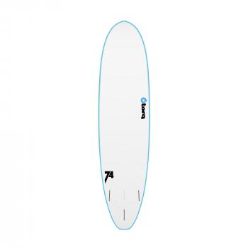 Surfboard TORQ Softboard 7.4 V+ Funboard Blau