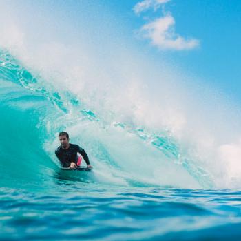 Wave Power Bodyboard Woop 37 Red Teal