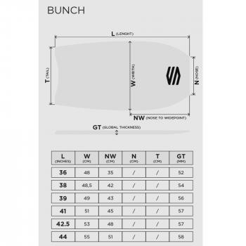 SNIPER Bodyboard Bunch II EPS Stringer 41 Rot