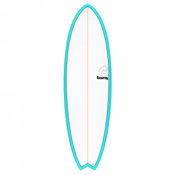 Surfboard TORQ Epoxy TET 5.11 MOD Fish Blau Pinlin