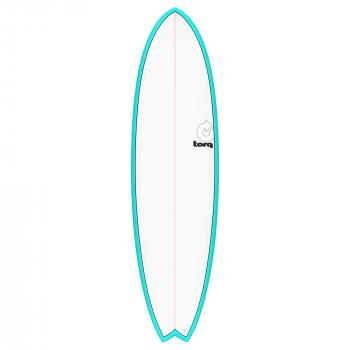 Surfboard TORQ Epoxy TET 7.2 Fish Blue Pinline