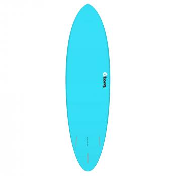 Surfboard TORQ Epoxy TET 6.8 Funboard Blue Pinline