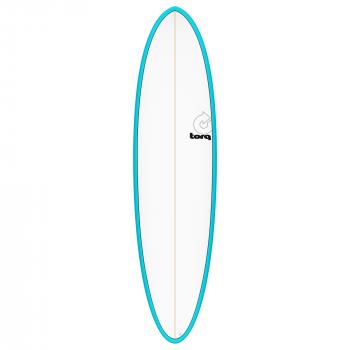 Surfboard TORQ Epoxy TET 7.2 Funboard Blue Pinline