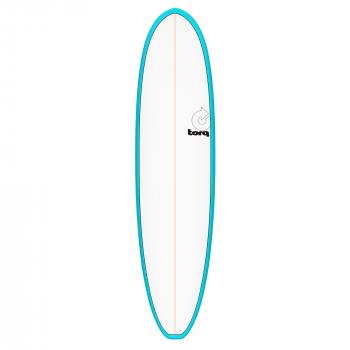 Surfboard TORQ Epoxy TET 7.8 V+ Funboard Blue Pinl