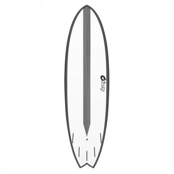 Surfboard TORQ Epoxy TET CS 6.3 Fish Carbon Grau