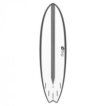 Surfboard TORQ Epoxy TET CS 6.10 Fish Carbon Grau