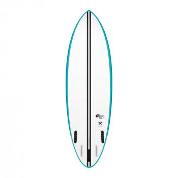 Surfboard TORQ TEC Multiplier 6.4 Rail Teal