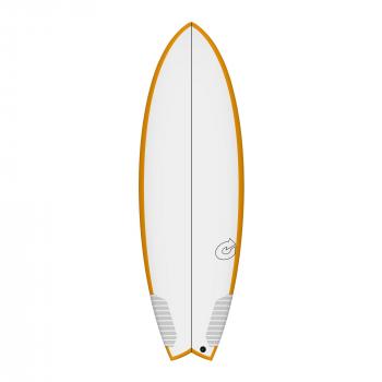 Surfboard TORQ TEC Summer Fish 5.10 Rail Orange