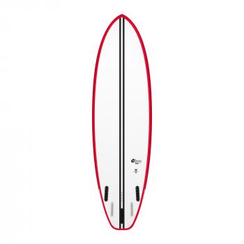 Surfboard TORQ TEC BigBoy23  6.6 Rail Red