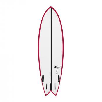 Surfboard TORQ TEC BigBoy Fish 6.6 Rail Berry