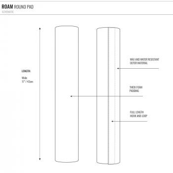 Roofrack Pads 43cm Round