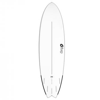 Surfboard TORQ Softboard EVA 6.10 Mod Fish Grau