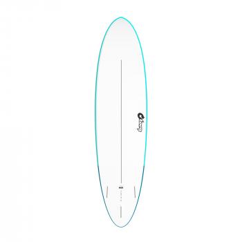 Surfboard TORQ Softboard EVA 7.2 Funboard Blau