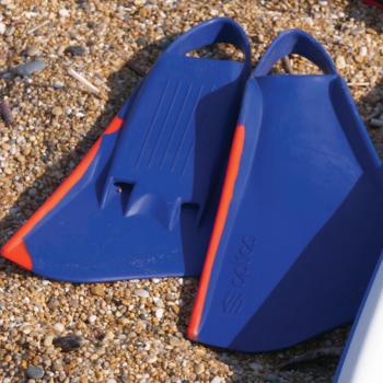 Bodyboard Flossen OPTION  MK2 L 45-46 Blau Rot