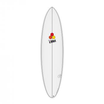 Surfboard CHANNEL ISLANDS X-lite M23 6.8 Weiss