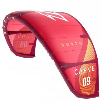 North KB Carve Kite Sunset Red