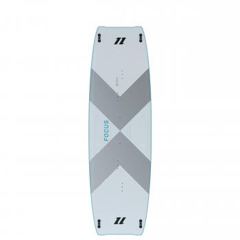 North KB Focus Carbon Twin Tip Board Blanco