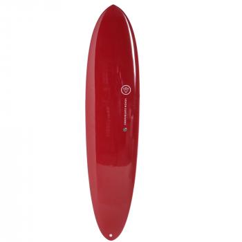 Surfboard VENON Egg 7.6 Pinline Red