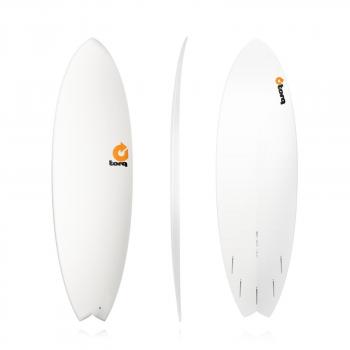 Surfboard TORQ Epoxy TET 5.11 MOD Fish Weiss