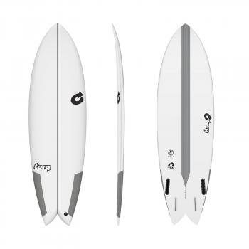 Surfboard TORQ Epoxy TEC Quad Twin Fish 5.10