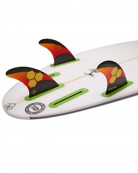 FUTURES Juego de 5 aletas Quad Thruster AM2 Techflex